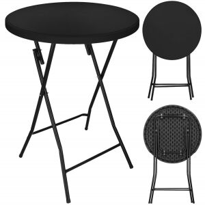 Springos Folding Garden Table 138x82,5cm - Black