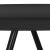 Close-up of Springos black folding bar table top