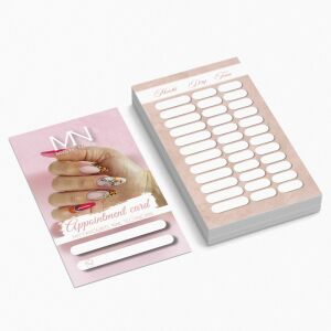 Karta wizyty English - 03 - Butterfly nail (25 pcs/set) 135537502 - Wizytówka