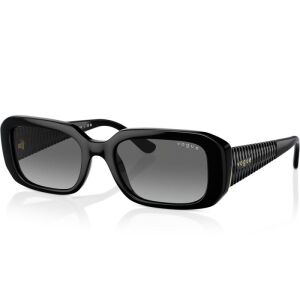Ochelari de soare Femei Vogue VO5565S W44/11, Negru, Rectangular, 53 mm 135850017 - Accesorii pentru femei