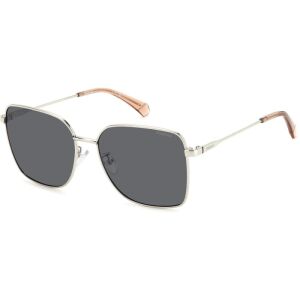 Ochelari de soare polarizati Femei Polaroid PLD 4158/G/S/X 010/M9, Metal, Argintiu, 58 mm 135848435 - Accesorii pentru femei