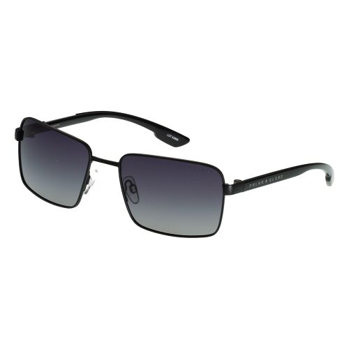 Polarizált férfi napszemüveg Polar Glare PG5279A, fém, fekete, 57 mm