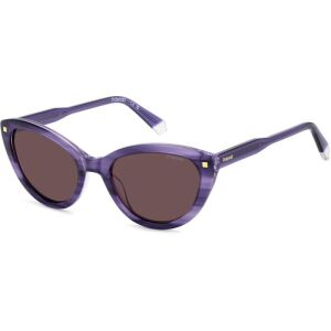 Ochelari de soare polarizati Femei Polaroid PLD 4175/S/X HKZ/KL, Plastic, Mov, 54 mm 135849120 - Accesorii pentru femei