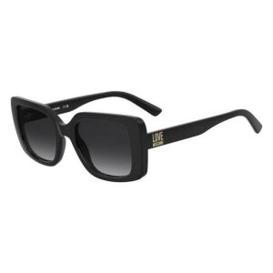 Ochelari de soare Femei Love Moschino MOL090/S 807/9O, Plastic, Negru, 52 mm 135848301 - Accesorii pentru femei