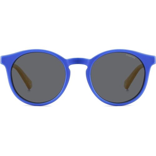 Polarizált napszemüveg lányoknak Polaroid PLD 8061/S DCD/M9, műanyag, kék, 46 mm 135882264