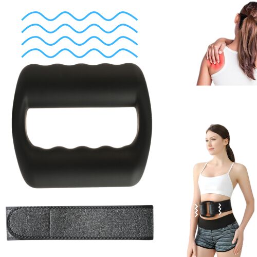 Aparat de Masaj Portabil JustNet® cu Vibratii si Banda Anticelulitica, 5 Niveluri de Intensitate, Autonomie Extinsa 5 ore, Incarcare USB-C, Compact si Ergonomic, Ideal pentru Relaxare si Recu 135540402