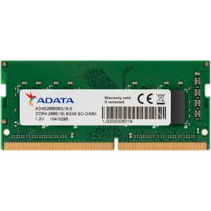 Памет за лаптоп ADATA, 8GB DDR4, 2666MHz CL19