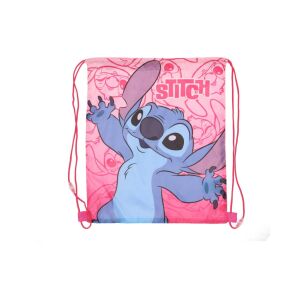 Disney Lilo és Stitch, A csillagkutya Pink Planet sporttáska, tornazsák 40 cm