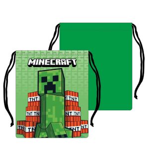 Minecraft Blocky Boom uzsonnás táska Creeper és TNT mintával - Minecraft