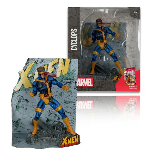 Marvel Cyclops X-Men 15 cm-es akciófigura képregény kártyával - Játék