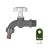 Bradas PVC Garden Tap 3/4 inch with Hose Connector