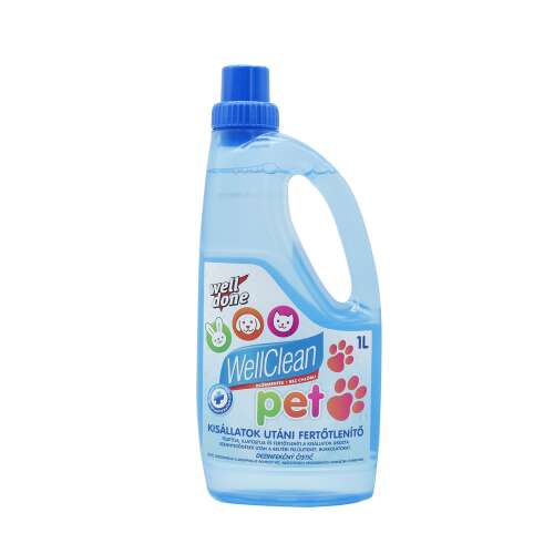 Detergent pentru podele pentru animale de companie, 1 litru, well clean pet