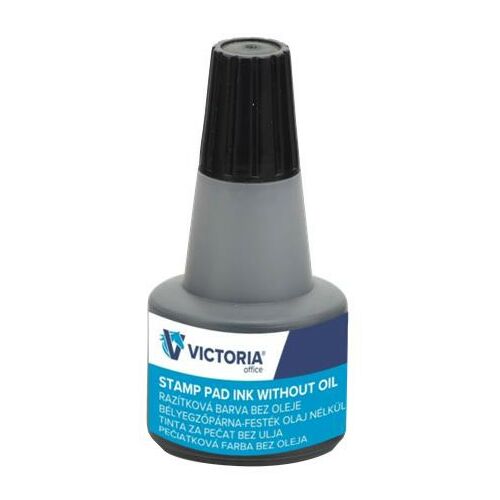 Bélyegzőfesték, 30 ml, VICTORIA OFFICE, fekete 135549309