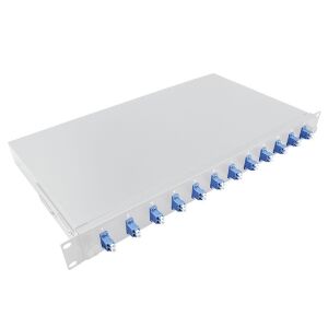 Logilink Optilkai kábel elosztó 19" (ODF) LC-DX 12 P, szürke 135558335