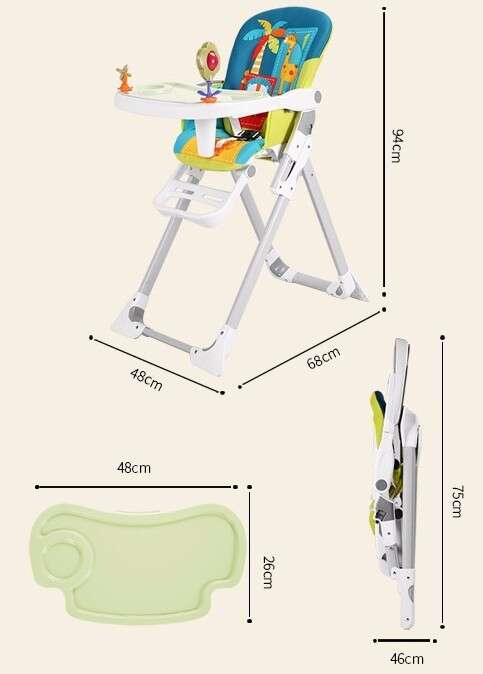 MamaKiddies Animal multifunkciós Etetőszék - Béka #kék