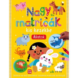 Veľké nálepky pre malé ruky - Zvieratá 135558657 - Brožúry s aktivitami, so samolepkami