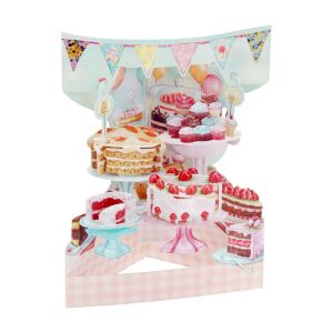 Felicitare 3D Santoro Swing Cards - Home Baked Cakes 135571720 - Felicitări, invitații