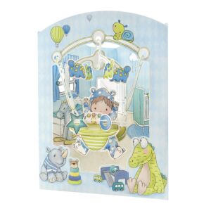 Felicitare 3D Santoro Swing Cards - Baby Boy 135571760 - Felicitări, invitații
