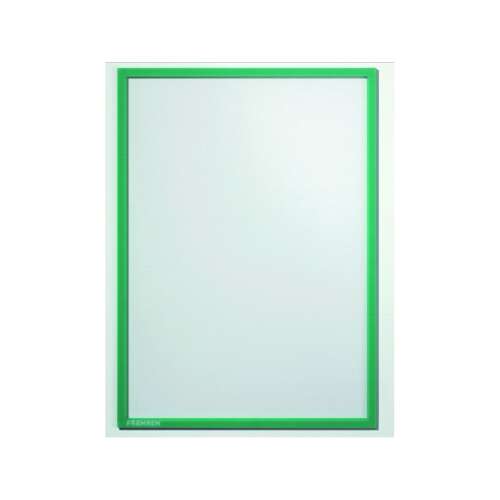 Green magnetic A4 information frame