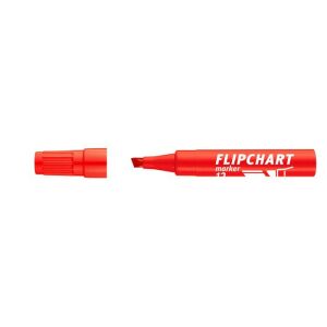 ICO Artip 12 Piros Flipchart Marker, 1-4mm Vágott Heggyel - Tábla- & Flipchart marker