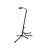 Állítható magasságú gitárállvány, fekete, akusztikus, elektromos, basszus és klasszikus gitárokhoz, oldalnézet