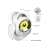 Elemes LED motion sensor light with 360 degree rotating base and 180 degree rotating lamp