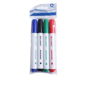 Flipchart marker készlet, rostirón vizes vágott végű 1-4mm, Bluering®, 4 klf. szín 135587254
