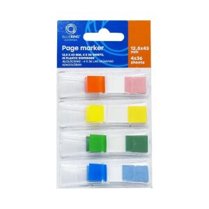 Jelölőcímke 12,5x43mm, 4x36lap, műanyag adagolóban Bluering® 135589128