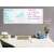 Dry erase whiteboard roll, self-adhesive, 200x45cm, with marker, used on wall