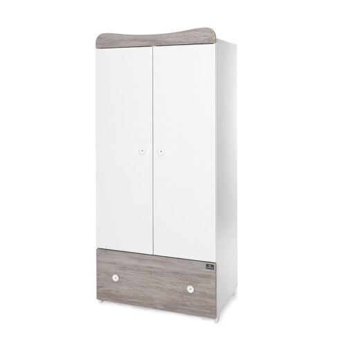 Lorelli Exclusive szekrény - White &amp; Artwood / Fehér &amp; Artwood NEW 135591914 - Gyerekszoba szekrény