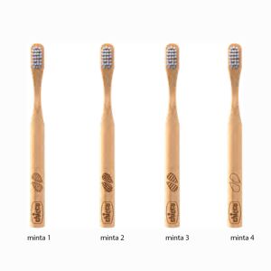Chicco Bambusz fogkefe 1 db természetes 135596331 - Fogkefe