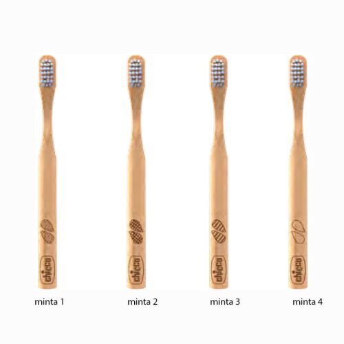 Chicco Bambusz fogkefe 1 db természetes 135596331