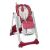 Angled view of Chicco Polly 2 Start Lion high chair