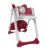Chicco Polly 2 Start Lion high chair folded for storage