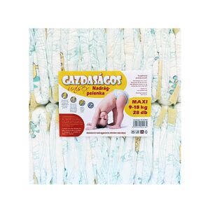 Gazdaságos pelenka 28db maxi 9-18kg 135598390 - Pelenka