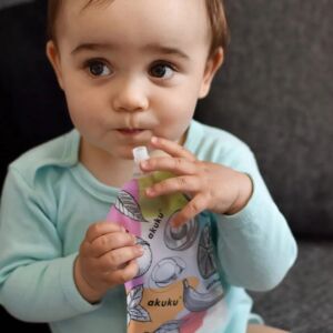 Akuku - Etető és itató tasak, 5 db, 150 ml