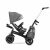 Kinderkraft Easytwist Platinum Grey tricikli állítható kupolával és szülői fogantyúval