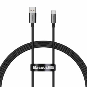 Baseus Superior 100W USB-A - USB-C kábel - 1m, Fekete 135599839 - USB kábel