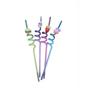 4 db Szívószál Gyerek Születésnapi Dekoráció Babaváró Party 135601775 - Szívószál