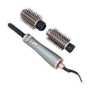 Jocca 2414 hot air hair brush with two brush heads for styling and drying - Hair styling brush
