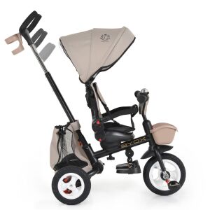 BYOX Flexy lux tricikli szülőkaros bézs