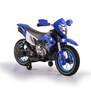 MONI BO Super Moto kék elektromos kismotor gyerekeknek, oldalnézet - Cangaroo