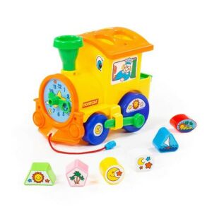 POLESIE 3354 Formabedobó Kisvonat - Piros/Sárga 135617712 - Babajáték