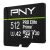 PNY 512GB PRO Elite Prime microSDXC Flash Card közelkép