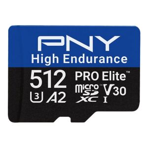 PNY 512GB High Endurance MicroSD kártya dashcamhez, biztonsági kamerához - Pendrive
