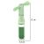 Portable mini USB fan with 3 speeds, powerbank function, green 135620800