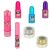 Kids make-up and nail polish set, pink with portable mirror, 40 pcs 135620893