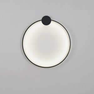 Fali Lámpa LED APP1383-CW BLACK 30cm na prostym tle - Lampy i oświetlenie