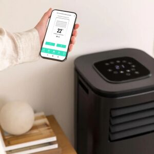 Hordozható klímaberendezés 4 az 1-ben, CREATE, WiFi Silkair Pro, 9000 BTU, fekete