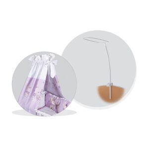 Lorelli baldachin rúd baldachinnal és kiságy ágyneművel - Baldachin